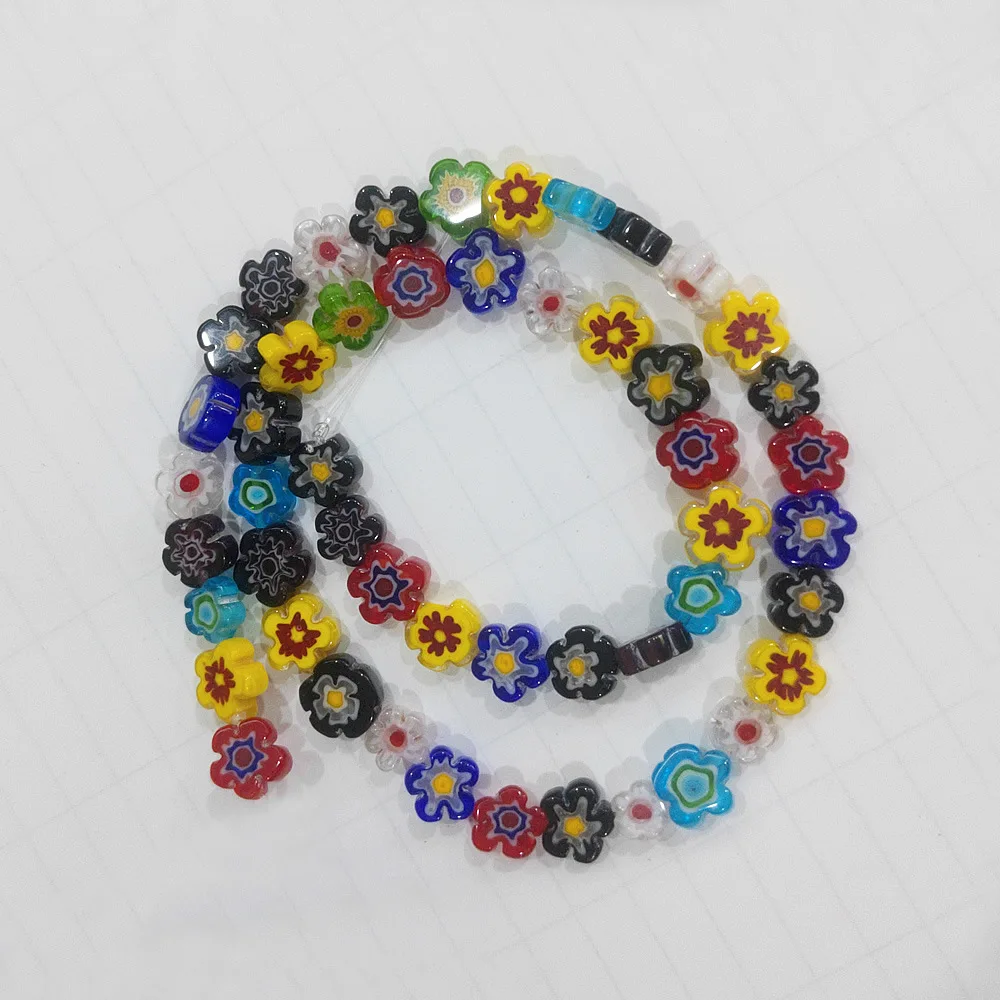 Color Plum-shaped 8-12mm Colored Glaze Beads Thousand-flower Colored Glaze Loose Beads DIY Bracelet Necklace Jewelry Accessories
Color Plum-shaped 8-12mm Colored Glaze Beads Thousand-flower Colored Glaze Loose Beads DIY Bracelet Necklace Jewelry Accessories
