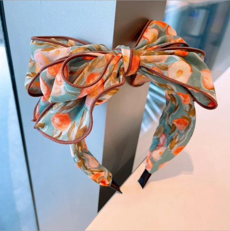 Retro hit color tie-dye big bow wide version headband hairpin headdress atmosphere simple hairbands
Retro hit color tie-dye big bow wide version headband hairpin headdress atmosphere simple hairbands