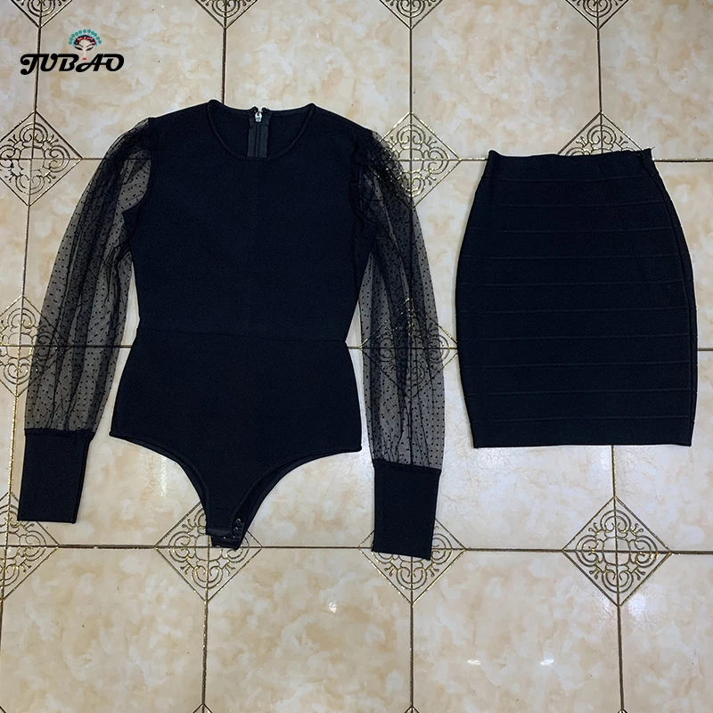 New Office Lady two piece skirt sets Solid Bodysuit O-Neck Black Full Sleeve Bandage Long Sleeve clothes women fashion
New Office Lady two piece skirt sets Solid Bodysuit O-Neck Black Full Sleeve Bandage Long Sleeve clothes women fashion