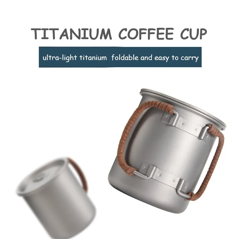 450ml Ultralight Titanium Cup Single Wall Portable Boil Water Cup Beer Glass Beverage Cup Outdoor Camping Picnic Tableware
450ml Ultralight Titanium Cup Single Wall Portable Boil Water Cup Beer Glass Beverage Cup Outdoor Camping Picnic Tableware