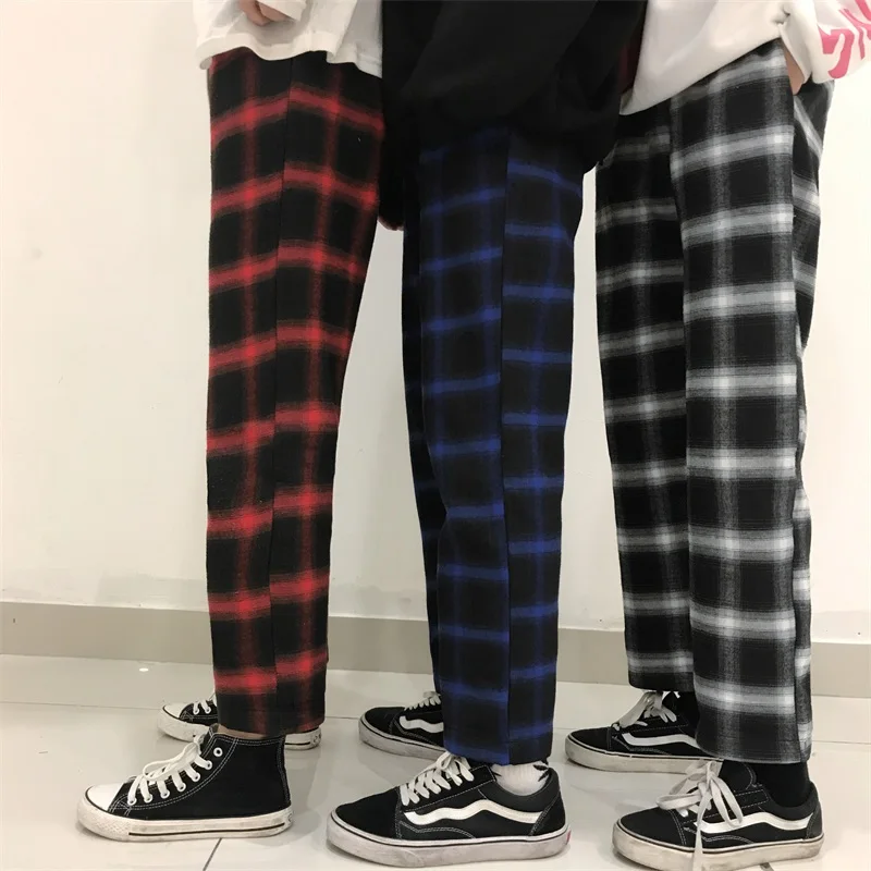 Корейский стиль Instagram Harajuku BF стиль ретро подходящие ко всему облегающие парные клетчатые повседневные Прямые брюки модные штаны для пар
Корейский стиль Instagram Harajuku BF стиль ретро подходящие ко всему облегающие парные клетчатые повседневные Прямые брюки модные штаны для пар
