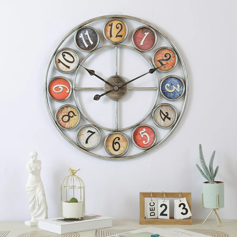 Creative Wall Clock Large Quartz Living Room American Style Wall Clocks Aesthetic Room Decor Duvar Saati Home Design EH60WC
Creative Wall Clock Large Quartz Living Room American Style Wall Clocks Aesthetic Room Decor Duvar Saati Home Design EH60WC