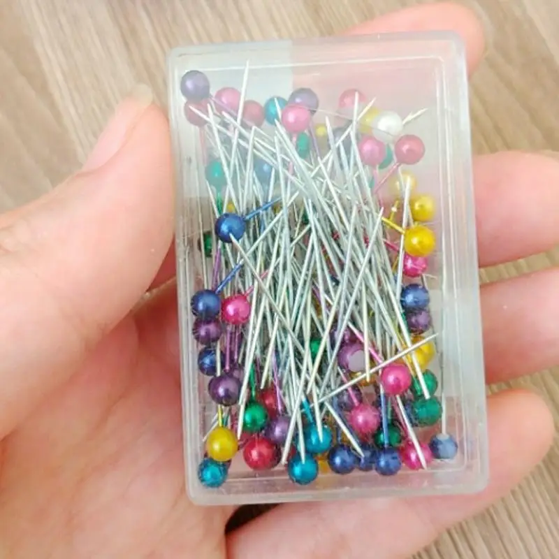 100PCS/lot Round Pearl Head Dressmaking Pins Weddings Corsage Florists Sewing Pin Colorful DIY Sewing Tools
100PCS/lot Round Pearl Head Dressmaking Pins Weddings Corsage Florists Sewing Pin Colorful DIY Sewing Tools