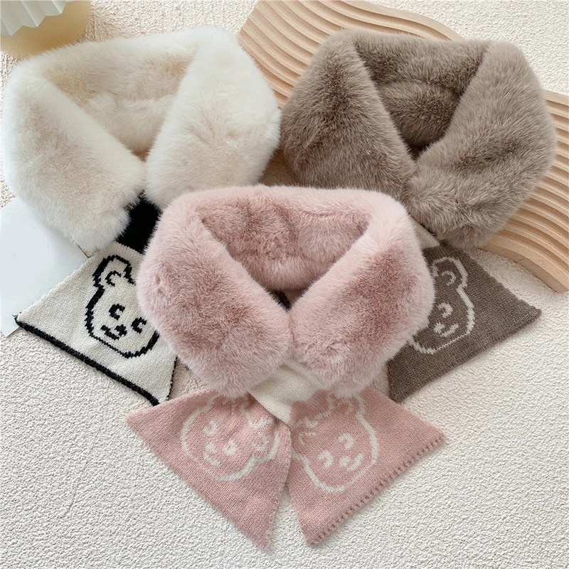 Winter Warm Plush Scarf Girls Cute Fashion Comfortable Cross Furry Neck Shawl Women Elegant Thicken Plush Overlapping Scarves
Winter Warm Plush Scarf Girls Cute Fashion Comfortable Cross Furry Neck Shawl Women Elegant Thicken Plush Overlapping Scarves