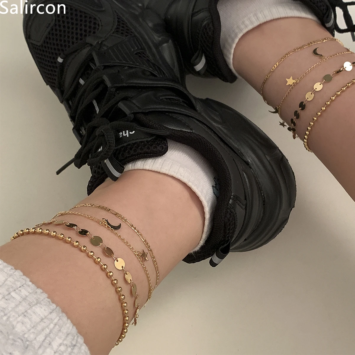 Punk Multi Layer Charm Couple Bracelet Geometric Round Star Decorations Fashion Jewelry Women Seed Beads Chain Link Bracelets
Punk Multi Layer Charm Couple Bracelet Geometric Round Star Decorations Fashion Jewelry Women Seed Beads Chain Link Bracelets