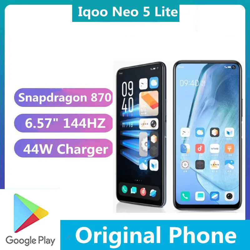 Смартфон Vivo Iqoo Neo 6 57 дюйма 144 Гц 870x11 0 Snapdragon 48 МП Android | Мобильные телефоны и