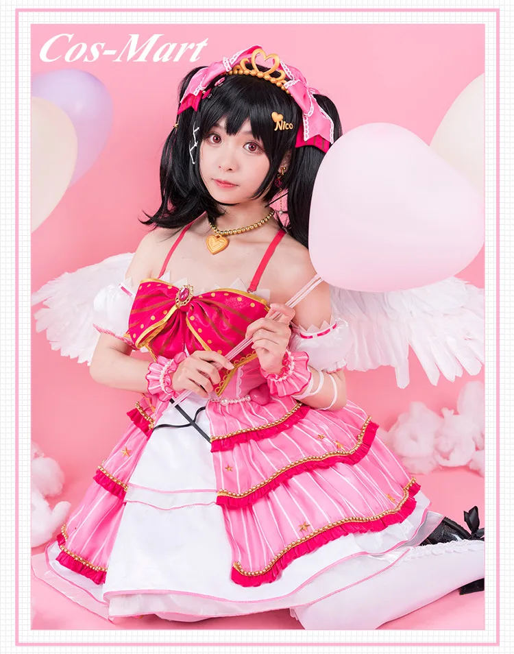 Anime LoveLive Yazawa Nico Cosplay Costume All Star Angel Dress Full Set Female Role Play Clothing S-XL Limited Inventory
Anime LoveLive Yazawa Nico Cosplay Costume All Star Angel Dress Full Set Female Role Play Clothing S-XL Limited Inventory