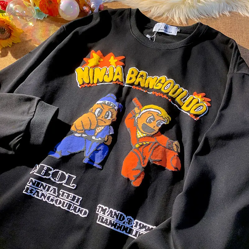 Punk Gothic Dark Vintage Sweatshirt Women Funny Cartoon Printing Long Sleeve Tops 2021 New Korean Fashion Kawaii Teens Clothes
Punk Gothic Dark Vintage Sweatshirt Women Funny Cartoon Printing Long Sleeve Tops 2021 New Korean Fashion Kawaii Teens Clothes