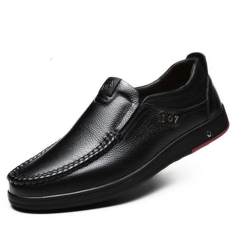2021 Newly Men's Genuine Leather Shoes Size 38-47 Head Leather Soft Anti-slip Driving Shoes Man Spring Leather Shoes
2021 Newly Men's Genuine Leather Shoes Size 38-47 Head Leather Soft Anti-slip Driving Shoes Man Spring Leather Shoes