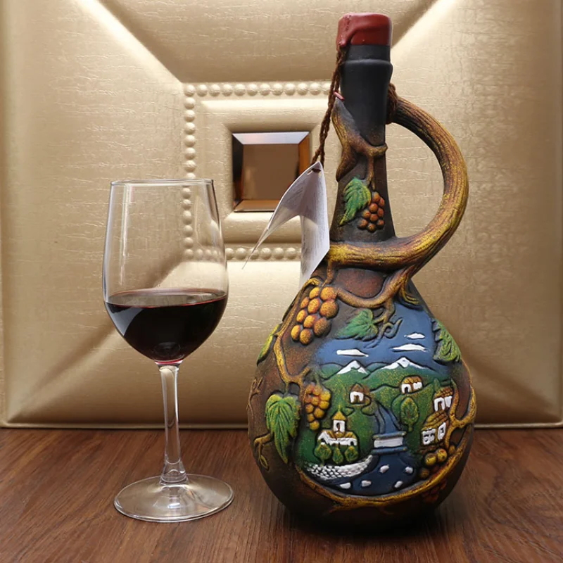 zq Red Wine Original Wine Semi-Sweet 1000ml Art Wine Bottle Decor Wine Gift 
zq Red Wine Original Wine Semi-Sweet 1000ml Art Wine Bottle Decor Wine Gift