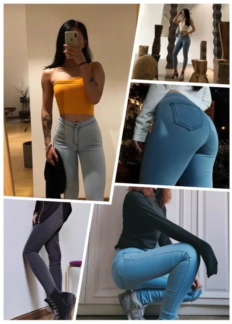Tide brand ladies high waist stretch tight denim trousers spring and autumn blue retro washed stretch straight slim pants
Tide brand ladies high waist stretch tight denim trousers spring and autumn blue retro washed stretch straight slim pants