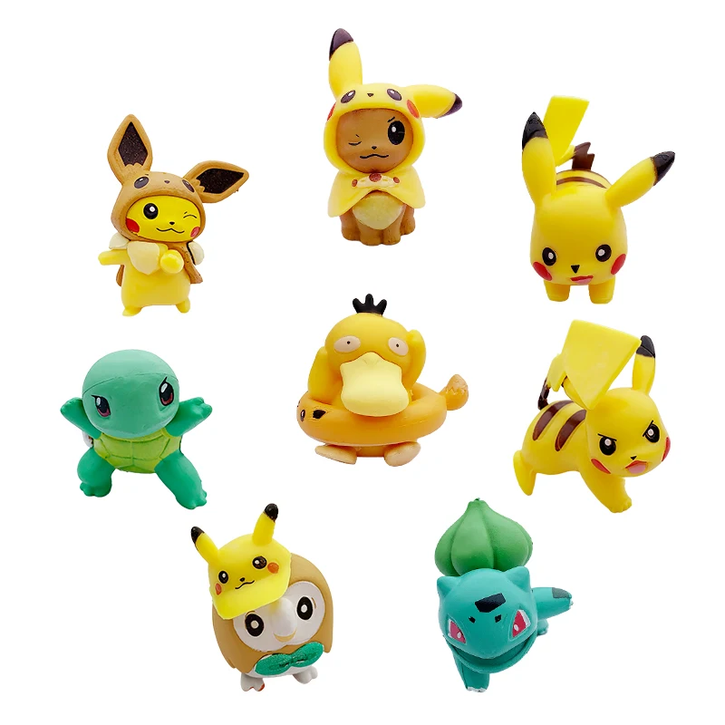 8pcs Pokemon Figures Toys 3-4cm Anime Action Pokémon Pikachu Squirtle Bulbasaur Model Cake Decor Pokemon collect Doll kids Gift
8pcs Pokemon Figures Toys 3-4cm Anime Action Pokémon Pikachu Squirtle Bulbasaur Model Cake Decor Pokemon collect Doll kids Gift