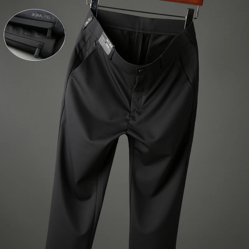 Intimate design summer thin practical zipper pocket men's pants solid color versatile business slim casual pants men's pants
Intimate design summer thin practical zipper pocket men's pants solid color versatile business slim casual pants men's pants