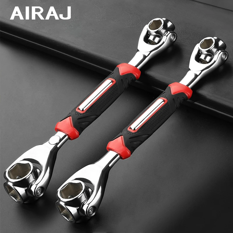 AIRAJ 52-in-1 Tiger Wrench Sleeve, 360° Rotation Ratchet Socket Wrench Adaptable to Screws Household Auto Parts Repair Tools
AIRAJ 52-in-1 Tiger Wrench Sleeve, 360° Rotation Ratchet Socket Wrench Adaptable to Screws Household Auto Parts Repair Tools