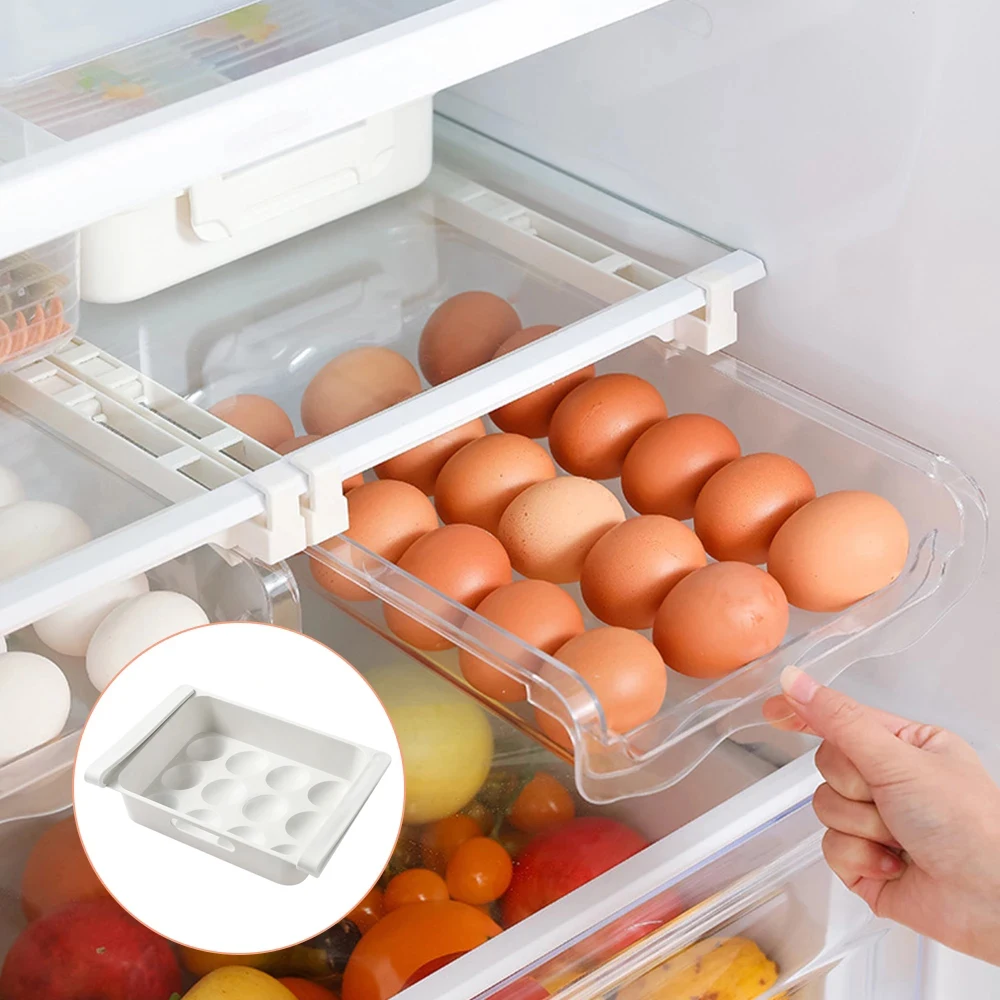 1pc Kitchen Fruit Egg Organizer Storage Rack Box Fridge Freezer Storage Shelf Holder Pull-out Drawer Convenient Organizer
1pc Kitchen Fruit Egg Organizer Storage Rack Box Fridge Freezer Storage Shelf Holder Pull-out Drawer Convenient Organizer