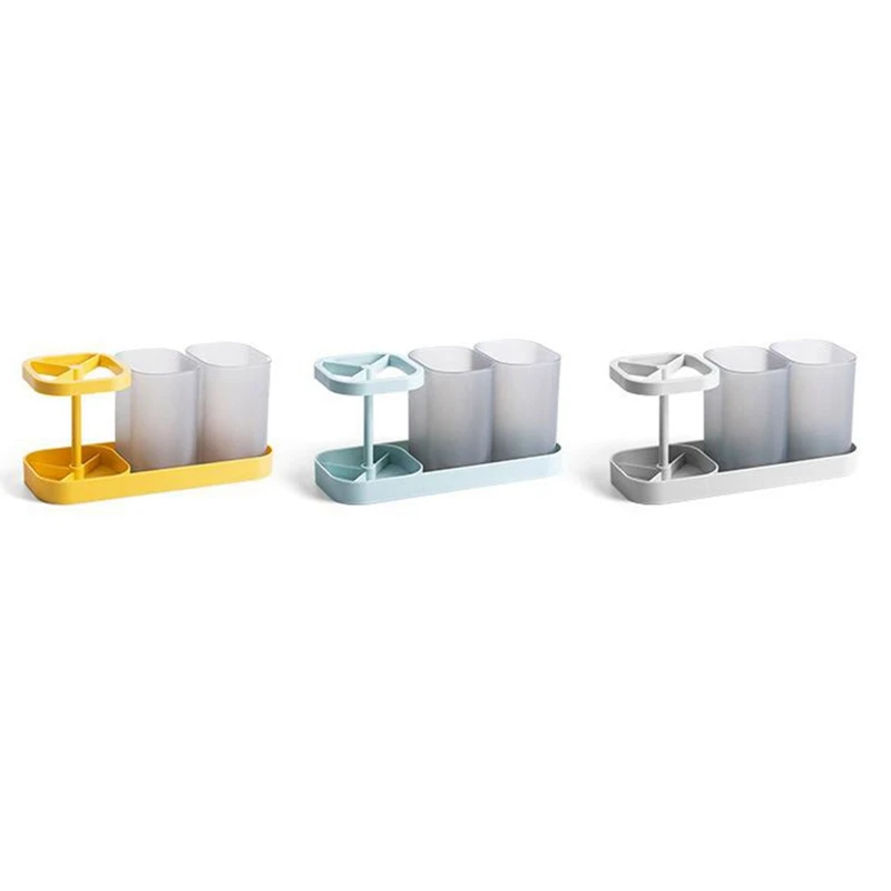 Bathroom Mouthwash Cup Toothbrush Holder Soap Storage Box Home Toothbrush Cup Suit Practical All-Match Double Wash Racks
Bathroom Mouthwash Cup Toothbrush Holder Soap Storage Box Home Toothbrush Cup Suit Practical All-Match Double Wash Racks