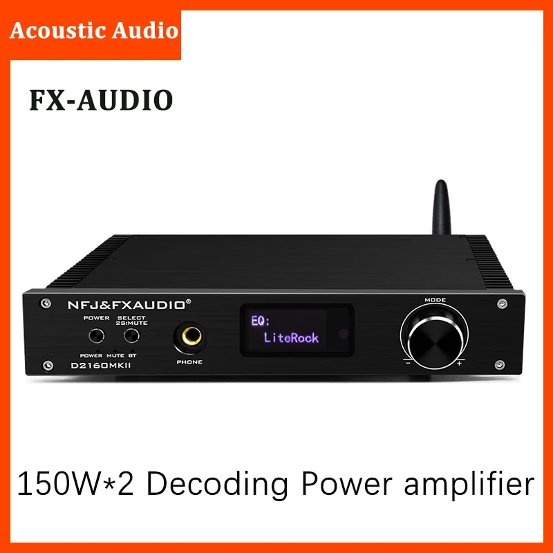 Усилитель мощности FX-AUDIO AK4118 USB DAC декодирование 2,0 150 Вт * 2 HiFi Amp Bluetooth 5,0 поддержка LDAC APTX-HD с усилителем для наушников
Усилитель мощности FX-AUDIO AK4118 USB DAC декодирование 2,0 150 Вт * 2 HiFi Amp Bluetooth 5,0 поддержка LDAC APTX-HD с усилителем для наушников