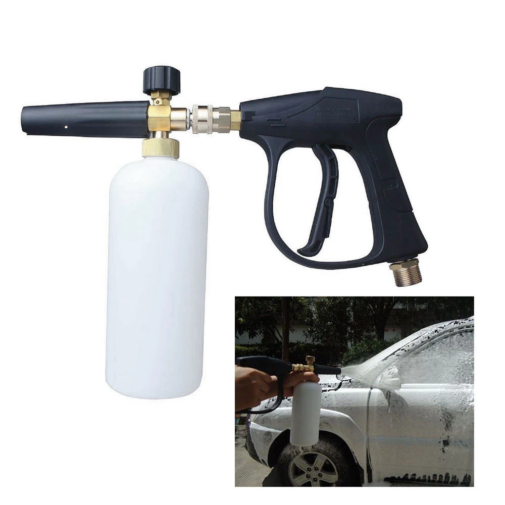 Car Wash Gun High Pressure Foam Pot All Copper Foam Generator Watering Can Water Gun Tool Pump Cleaning Accessory 
Car Wash Gun High Pressure Foam Pot All Copper Foam Generator Watering Can Water Gun Tool Pump Cleaning Accessory