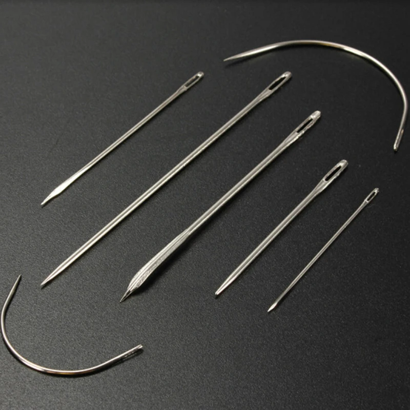 7 Pcs Stainless Steel Hand Repair Sewing Needles Canvas Upholstery Curved Sewing Glover Tool
7 Pcs Stainless Steel Hand Repair Sewing Needles Canvas Upholstery Curved Sewing Glover Tool