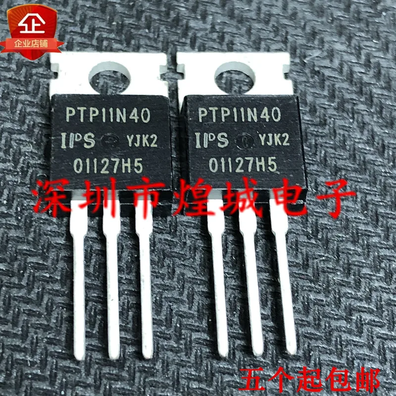 5 шт./лот PTP11N40 от 1/2 до-220 400 В 11A 5 
5 шт./лот PTP11N40 от 1/2 до-220 400 В 11A 5