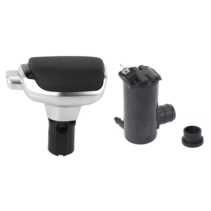 1 Pcs Car Automatic Leather Gear Shift Knob & 1 Pcs Windshield Washer Pump
1 Pcs Car Automatic Leather Gear Shift Knob & 1 Pcs Windshield Washer Pump