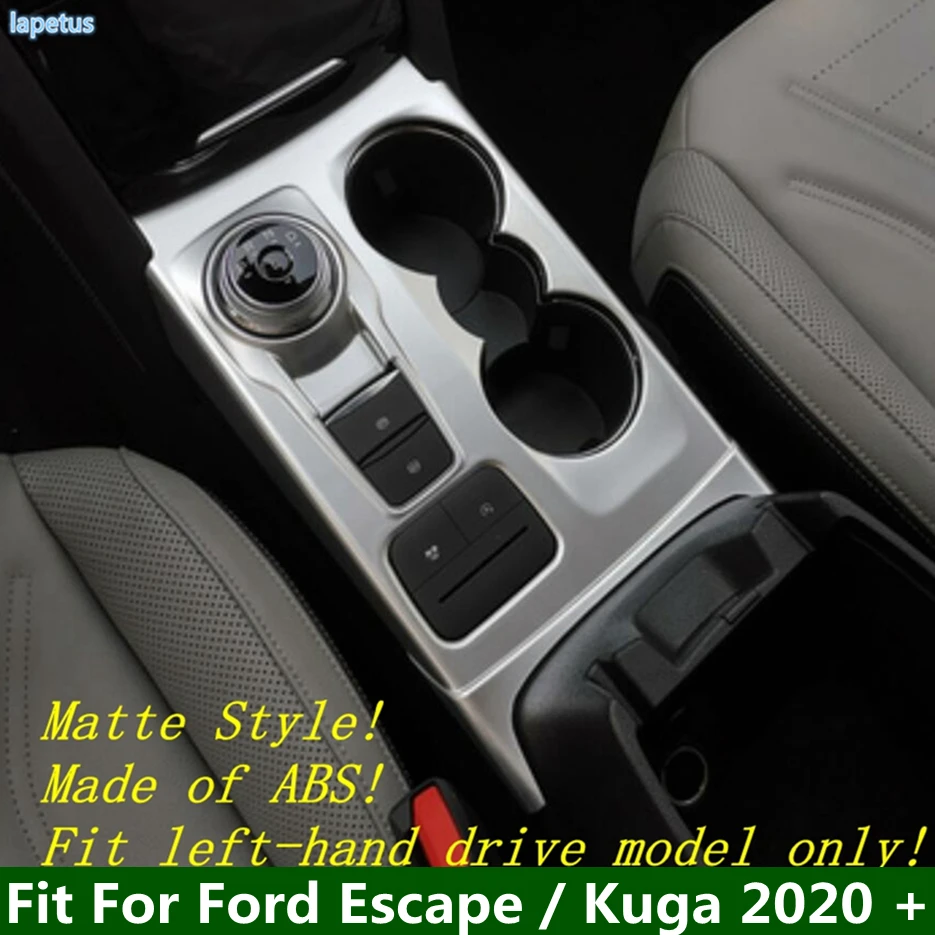 

Center Control Console Gear Shift Decoration Panel Cover Trim Fit For Ford Escape / Kuga 2020 2021 Carbon Fiber Look / Matte