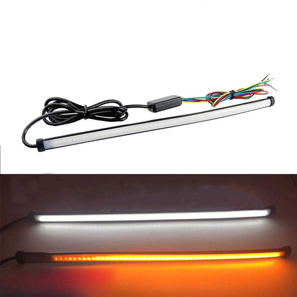 1pc Strobe Light Auto 45cm DRL Brake Turn Signal Lamp DC 12-24V 6500 k Sequential
1pc Strobe Light Auto 45cm DRL Brake Turn Signal Lamp DC 12-24V 6500 k Sequential