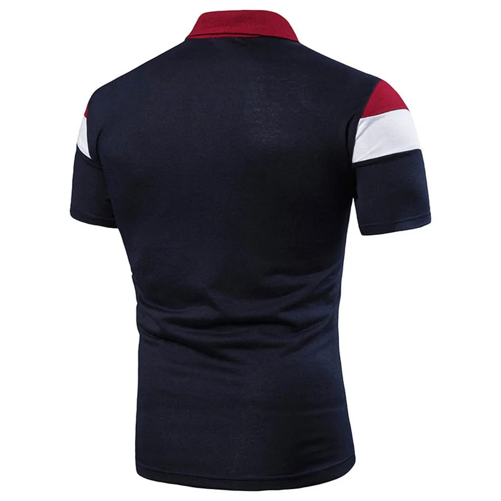 Mens Fashion Casual Breathable Cool Shirt Personality Men's Casual Stand Collar Short Sleeve Button Patchwork Slim Top Blouse
Mens Fashion Casual Breathable Cool Shirt Personality Men's Casual Stand Collar Short Sleeve Button Patchwork Slim Top Blouse
