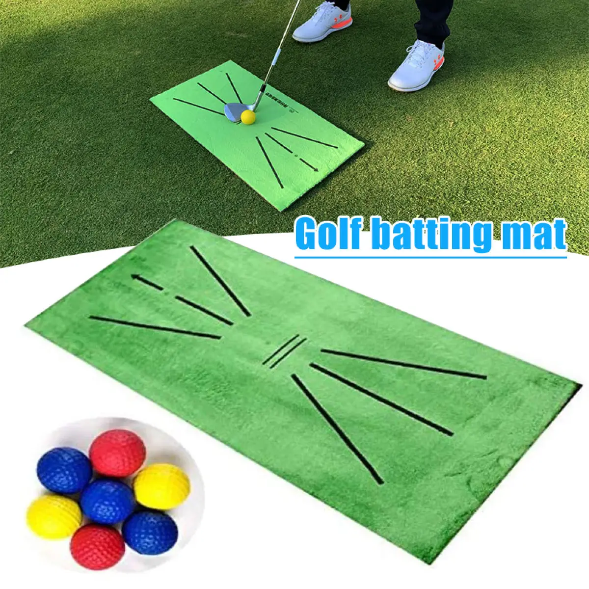 Golf Training Mat for Swing Detection Batting In Door Golf Game Golf Practice Training Aid Game Gift Home Office Outdoor Mat Pad
Golf Training Mat for Swing Detection Batting In Door Golf Game Golf Practice Training Aid Game Gift Home Office Outdoor Mat Pad
