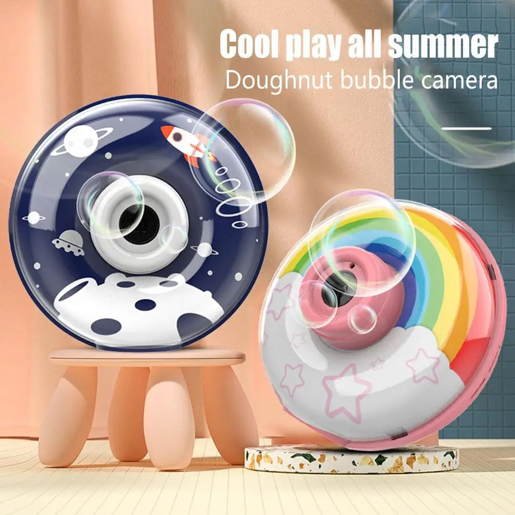 New Starry sky bubble machine donut bubble machine toy light electric blowing automatic bubble music camera W0P2
New Starry sky bubble machine donut bubble machine toy light electric blowing automatic bubble music camera W0P2