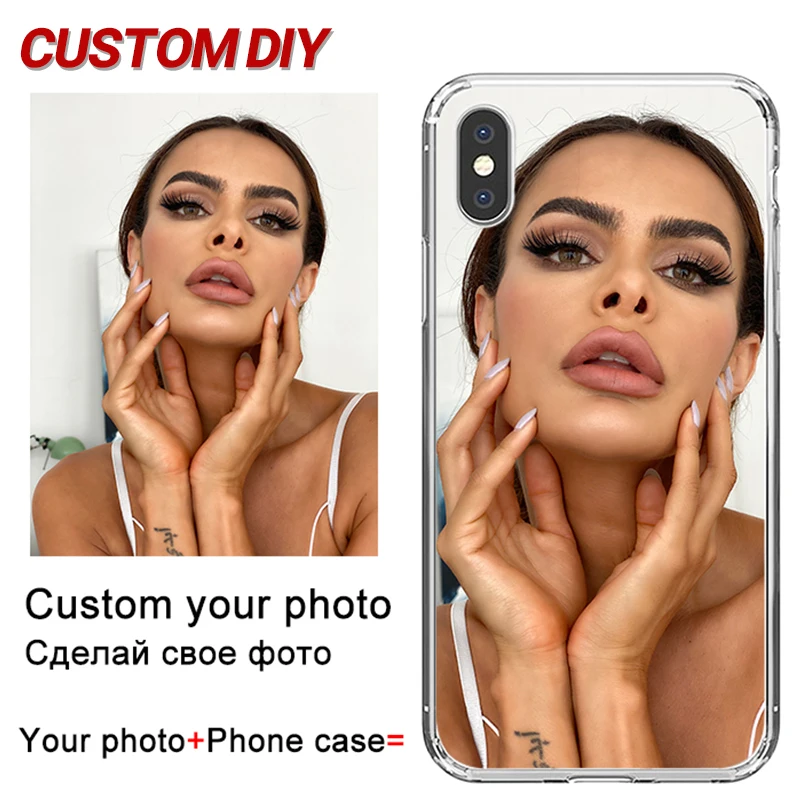 Чехлы для телефонов DIY на заказ iPhone 12 SE 2020 11 Pro 6s 7 8 Plus X XS MAX XR мягкие силиконовые