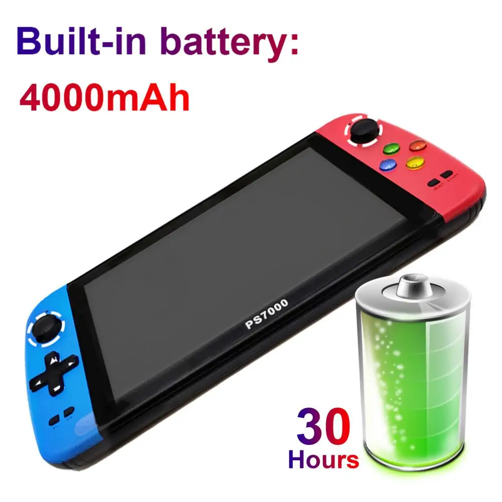 New Handheld Game Console Built-in 3500+Classic Games Portable Mini Video Player 7inch 16GB 32GB 64GB Retro Handheld Game
New Handheld Game Console Built-in 3500+Classic Games Portable Mini Video Player 7inch 16GB 32GB 64GB Retro Handheld Game