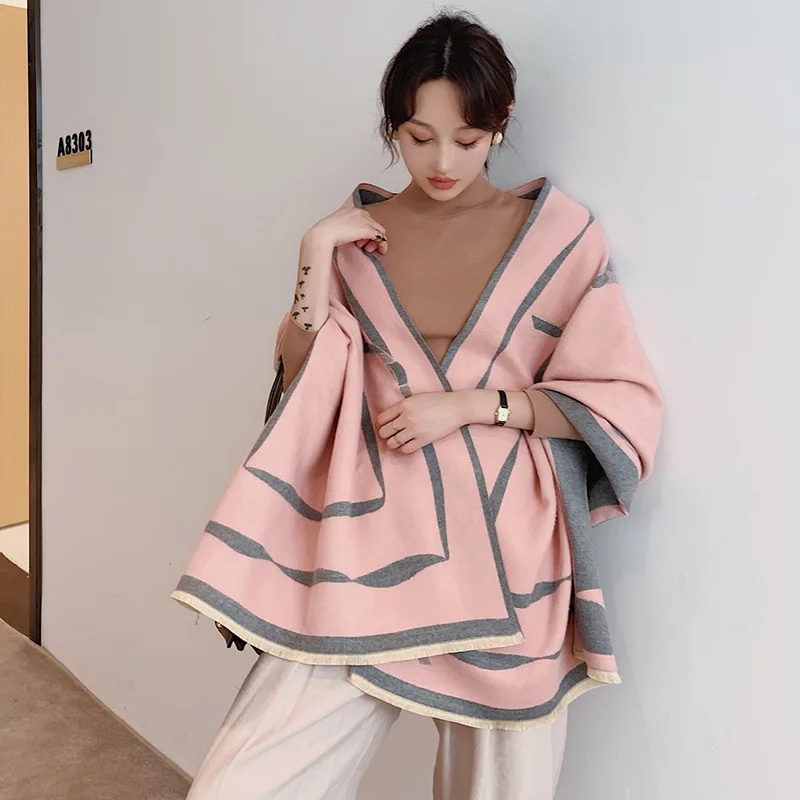 2022 Brand Scarf Luxury Brand Hijab Winter Cashmere Plaid Thick Shawl And Women Warm Bandana Scarves Cachecol Pashmina Foulard
2022 Brand Scarf Luxury Brand Hijab Winter Cashmere Plaid Thick Shawl And Women Warm Bandana Scarves Cachecol Pashmina Foulard