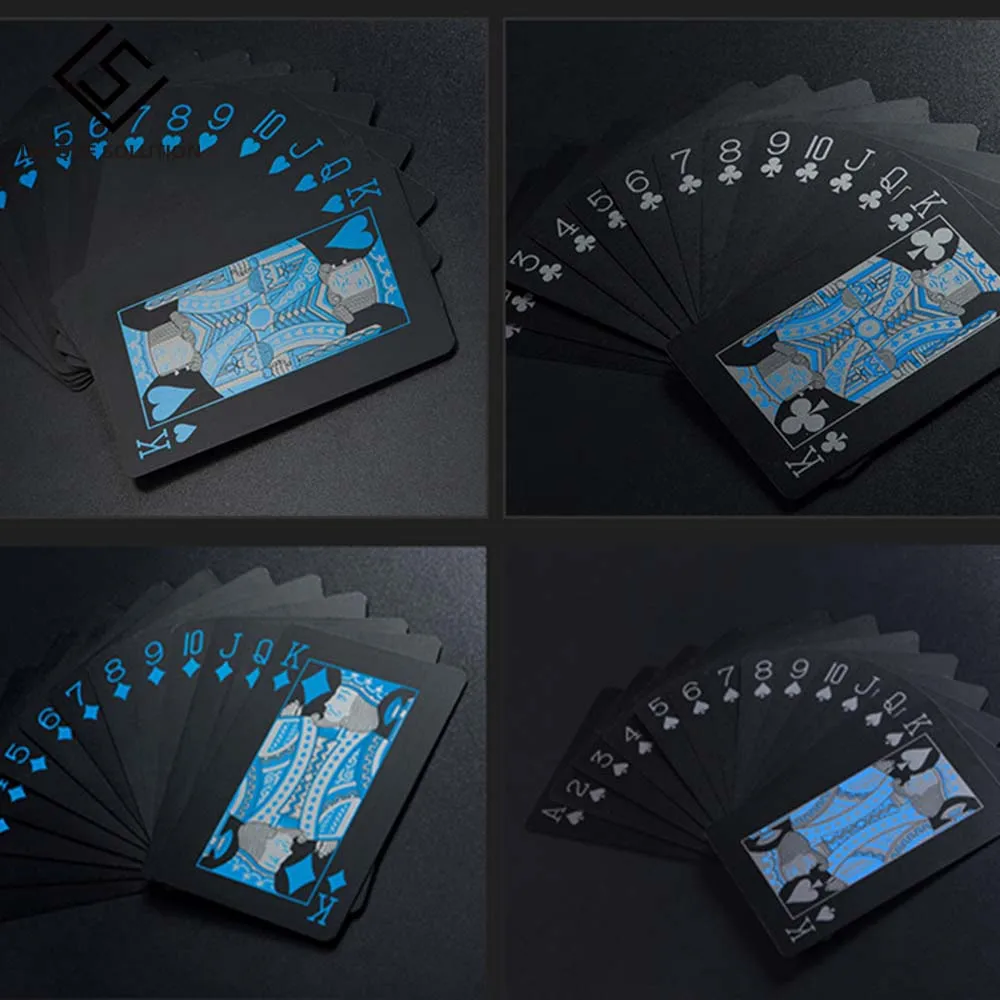 100% Plastic Cards Poker PVC Cartes Plastiques Poker Black Playing Cards Waterproof Magic Plastic Cards Baralho Deck Gambling
100% Plastic Cards Poker PVC Cartes Plastiques Poker Black Playing Cards Waterproof Magic Plastic Cards Baralho Deck Gambling