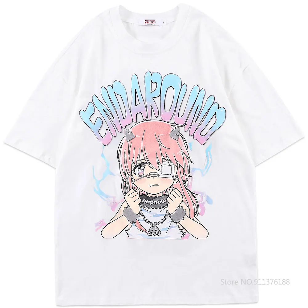 Ajoc T-shirt Men Anime Girl Print Horns Letter Patch Streetwear Baggy Fashion Japanese Harajuku Tee Tops Summer Men Clothing
Ajoc T-shirt Men Anime Girl Print Horns Letter Patch Streetwear Baggy Fashion Japanese Harajuku Tee Tops Summer Men Clothing