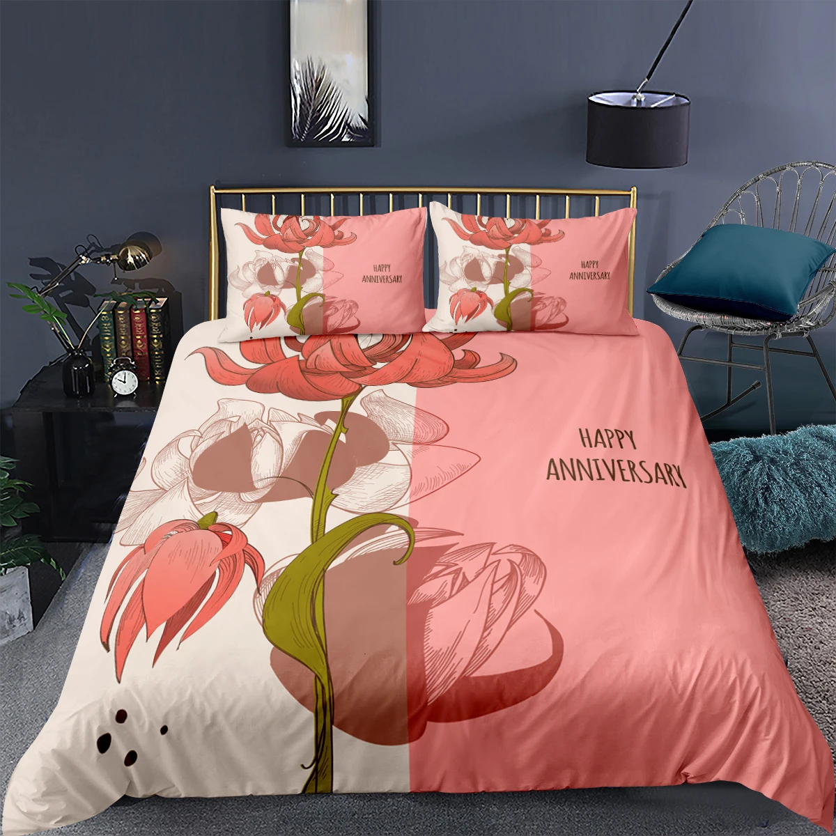 Plant Style Home Textiles 3D Floral pattern Printed Luxury Bedding Set Bedroom Duvet Cover Pillowcase Single Queen King 2/3 Pcs
Plant Style Home Textiles 3D Floral pattern Printed Luxury Bedding Set Bedroom Duvet Cover Pillowcase Single Queen King 2/3 Pcs