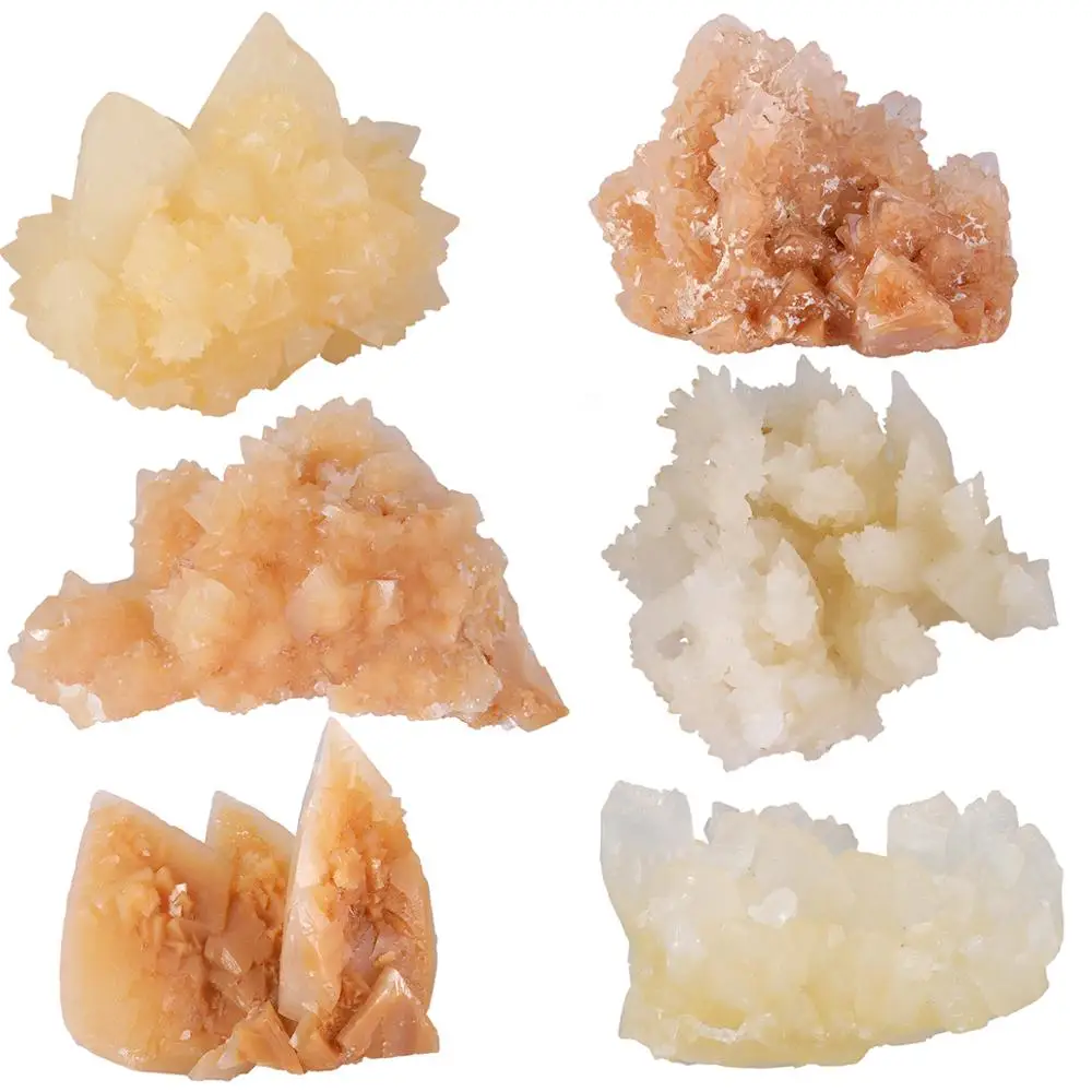 TUMBEELLUWA 1.7'' Natural Yellow Calcite Crystal Cluster,Healing Reiki Energy Irregular Gem Stone Mineral Specimen Home Decor
TUMBEELLUWA 1.7'' Natural Yellow Calcite Crystal Cluster,Healing Reiki Energy Irregular Gem Stone Mineral Specimen Home Decor