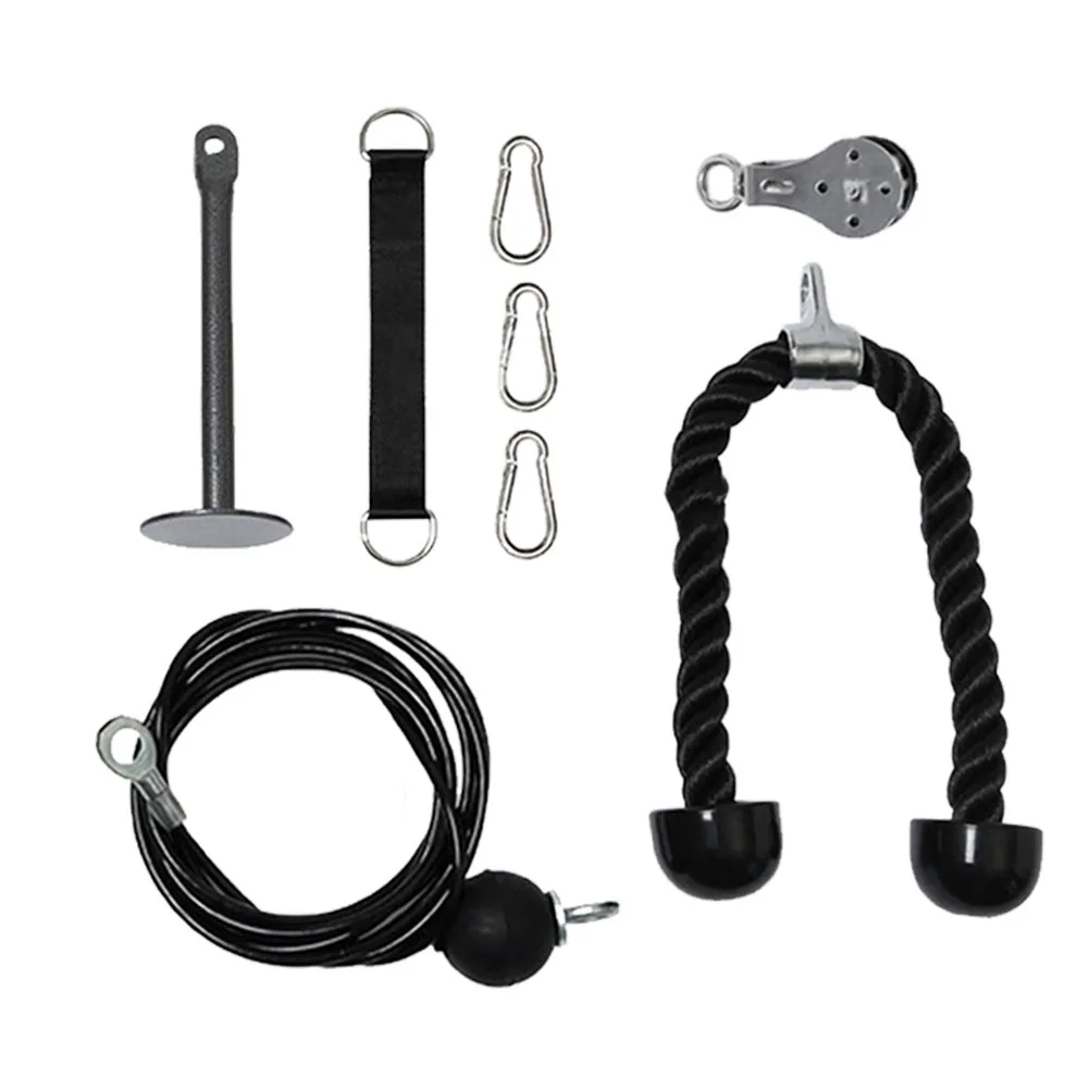 Lifting Ttachment System Fitness DIY Pulley Cable Machine Portable Hand Strength Non Slip Home Gym Trainning Steel Silent Travel
Lifting Ttachment System Fitness DIY Pulley Cable Machine Portable Hand Strength Non Slip Home Gym Trainning Steel Silent Travel