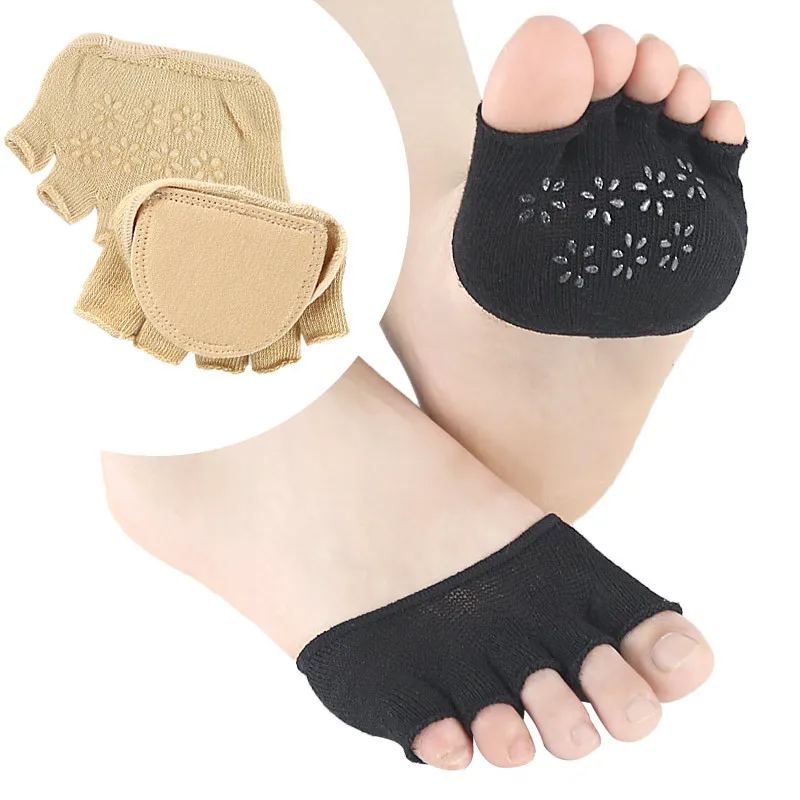 2pieces=1pair Five-Finger Gel Open Toe Separation Half Socks Forefoot Pads Feet Care Pedicure Corrector Orthopedic Tools Female
2pieces=1pair Five-Finger Gel Open Toe Separation Half Socks Forefoot Pads Feet Care Pedicure Corrector Orthopedic Tools Female