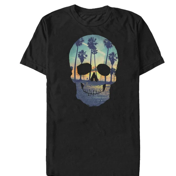 Летний стиль короткий рукав с круглым вырезом футболки закат черепа футболки
Летний стиль короткий рукав с круглым вырезом футболки закат черепа футболки