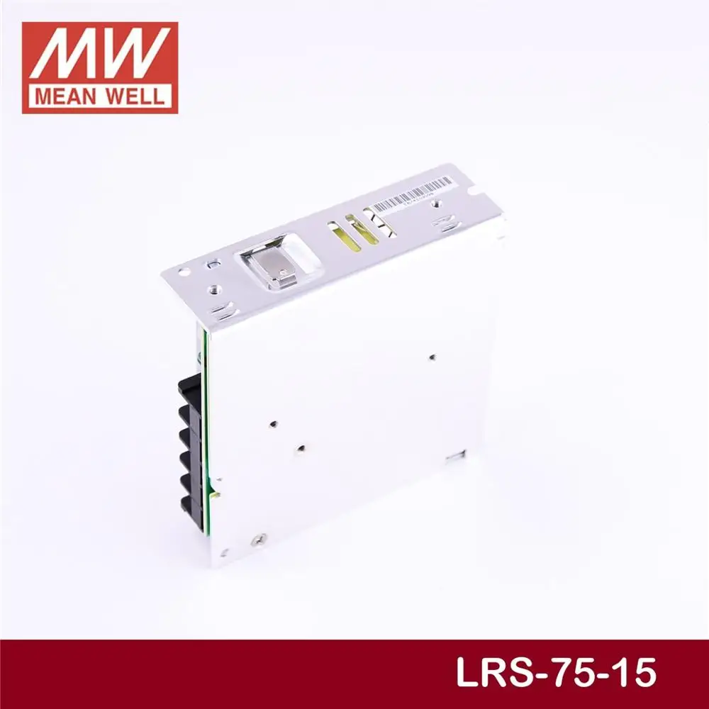 Steady MEAN WELL LRS-75-15 15V 5A meanwell LRS-75 15V 75W Single Output Switching Power Supply 
Steady MEAN WELL LRS-75-15 15V 5A meanwell LRS-75 15V 75W Single Output Switching Power Supply