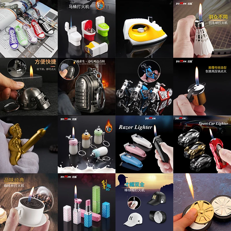 Unusual Funny Toy Lighter Creative Jet Torch Inflated Free Fire Lighter Windproof Pocket Cigarette Accessories Gadgets For Man
Unusual Funny Toy Lighter Creative Jet Torch Inflated Free Fire Lighter Windproof Pocket Cigarette Accessories Gadgets For Man