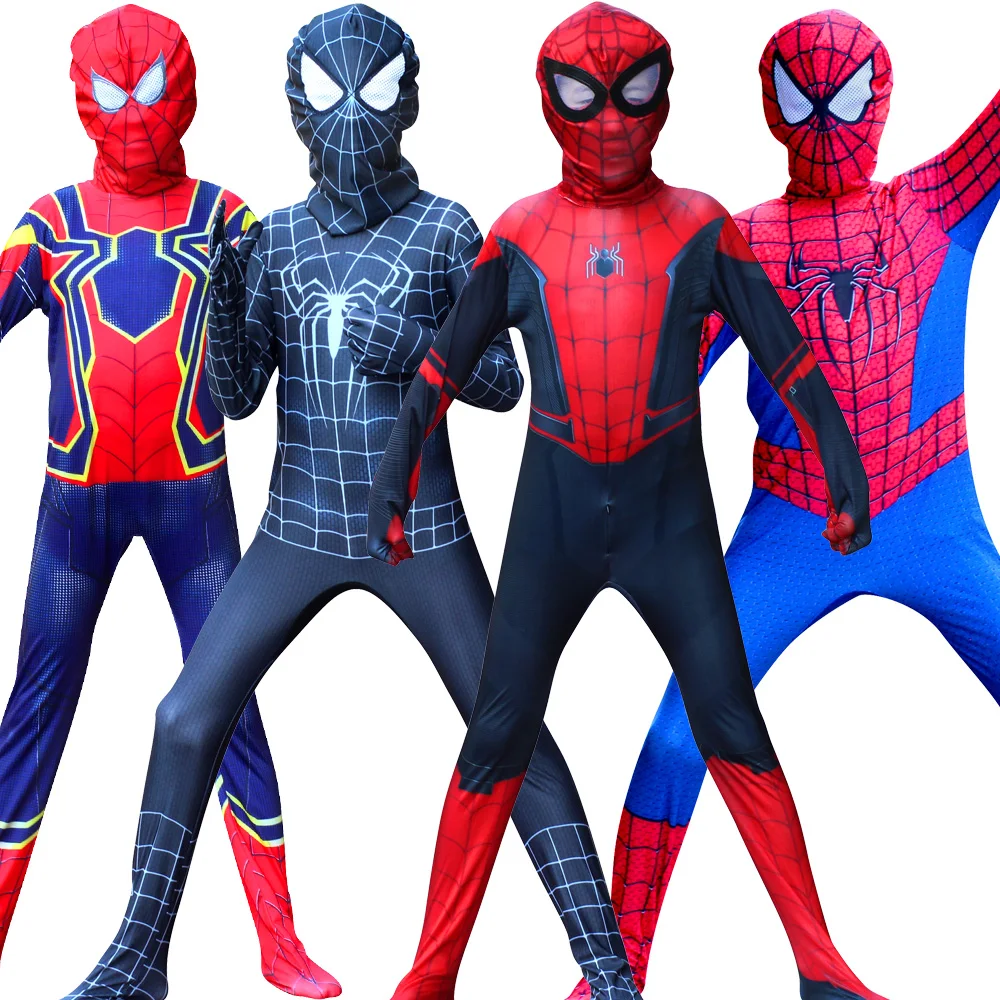New High Quality Black Spider Costume Fancy Dress Adult And Kid Women Halloween Costume Red Man Spandex 3D Cosplay Clothing
New High Quality Black Spider Costume Fancy Dress Adult And Kid Women Halloween Costume Red Man Spandex 3D Cosplay Clothing