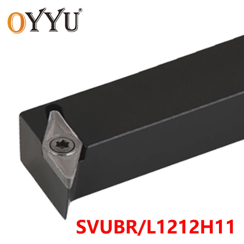 Oyu SVUBR SVUBR1212H11 внешний токарный инструмент держатель токарный станок резак ЧПУ режущий хвостовик SVUBL1212H11 использование Cabide вставки VBMT11
Oyu SVUBR SVUBR1212H11 внешний токарный инструмент держатель токарный станок резак ЧПУ режущий хвостовик SVUBL1212H11 использование Cabide вставки VBMT11