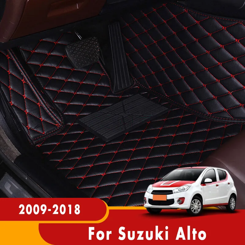 Ковры для Suzuki Alto 2018 2017 2016 2015 2014 2013 2012 2011 2010 2009 автомобильные коврики интерьерные