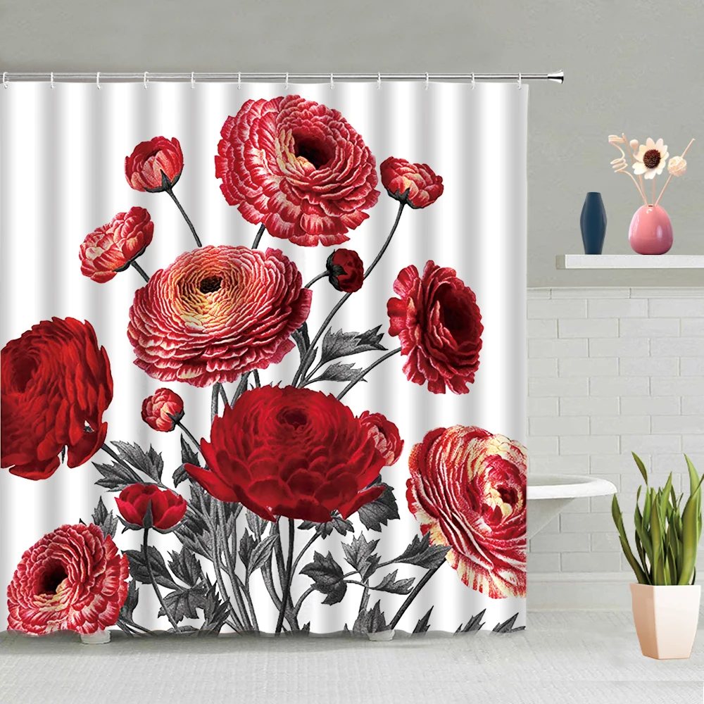 Color FlowersShower Curtain Vintage Wooden Board Rose Floral Green Leaves Plants Wine Glass Bathtub Decoration Screen Washable
Color FlowersShower Curtain Vintage Wooden Board Rose Floral Green Leaves Plants Wine Glass Bathtub Decoration Screen Washable