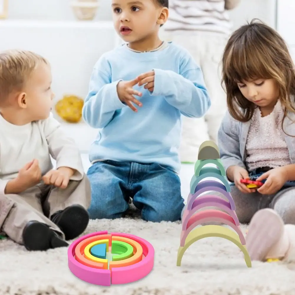 1Set Silicone Kids Rainbow Building Puzzle Educational Tunnel Stacking Toys Montessori Rainbow Series Stacking Toy Kids Gift
1Set Silicone Kids Rainbow Building Puzzle Educational Tunnel Stacking Toys Montessori Rainbow Series Stacking Toy Kids Gift