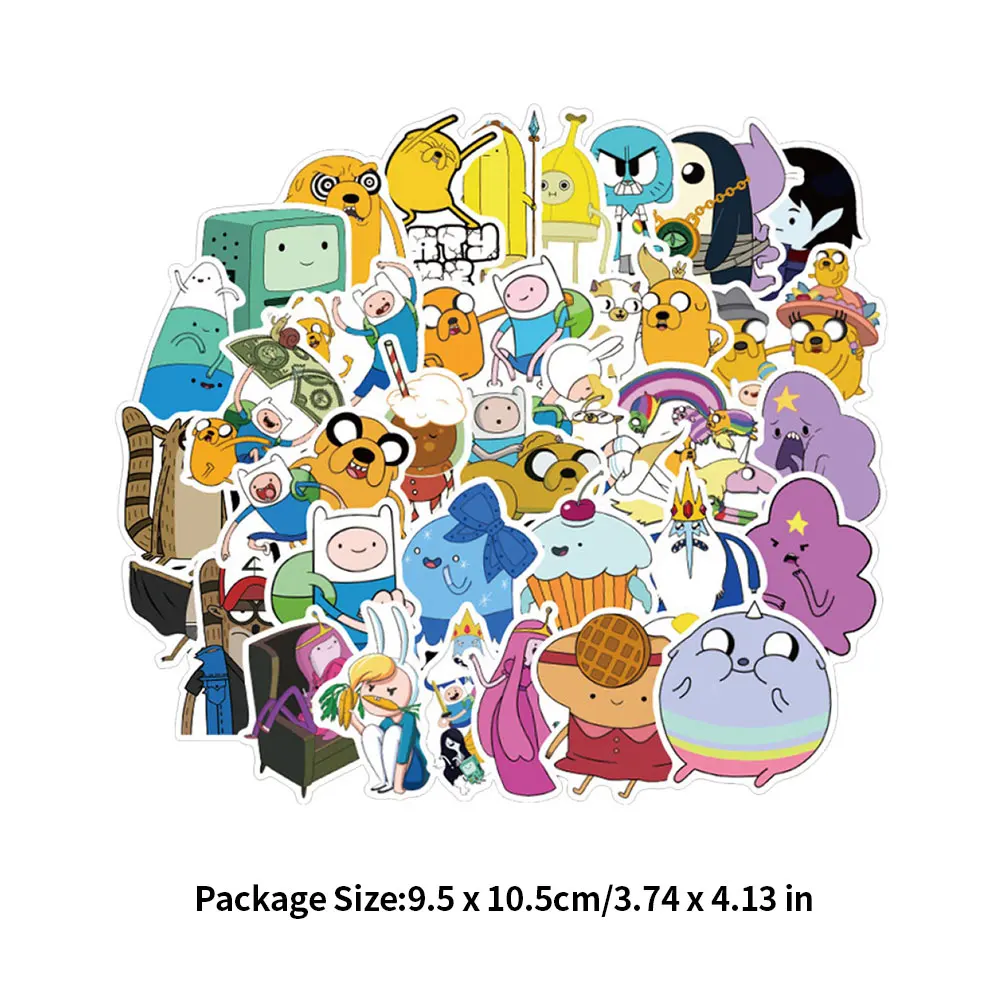 Anime Stickers Adventure Time Cartoon Show Waterproof Stickers For Laptop Refrigerator Phone Cute Skateboard Suitcase 50PCS
Anime Stickers Adventure Time Cartoon Show Waterproof Stickers For Laptop Refrigerator Phone Cute Skateboard Suitcase 50PCS