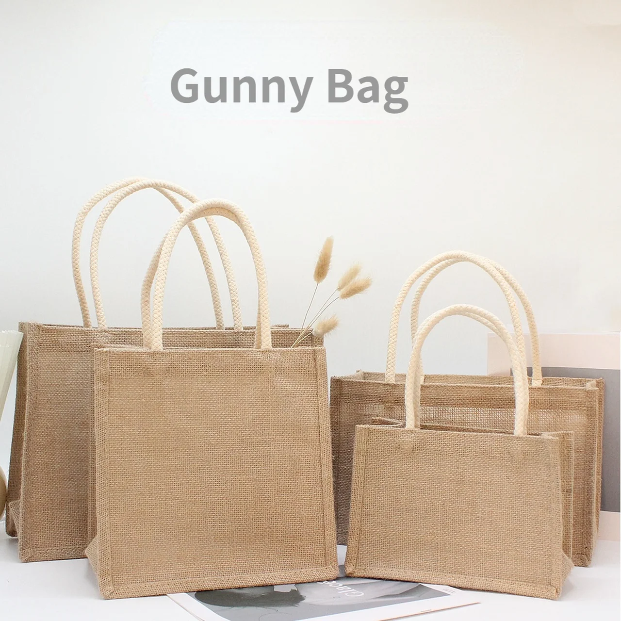 2021 New Shopping Bag Multifunction Jute Tote Reusable Foldable Shopping Bags Grocery Storage Pouch Jute Bag Gunny Bag
2021 New Shopping Bag Multifunction Jute Tote Reusable Foldable Shopping Bags Grocery Storage Pouch Jute Bag Gunny Bag