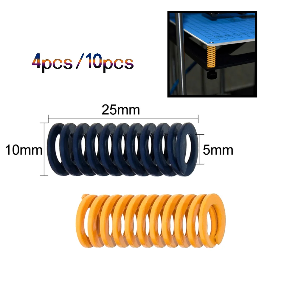 3D Printer Parts Spring Heated Bed 8*25MM Hot Plate CR10 Adjusting Accessories Reprap Imported For CR-10 CR-10S MK2B MK2A
3D Printer Parts Spring Heated Bed 8*25MM Hot Plate CR10 Adjusting Accessories Reprap Imported For CR-10 CR-10S MK2B MK2A